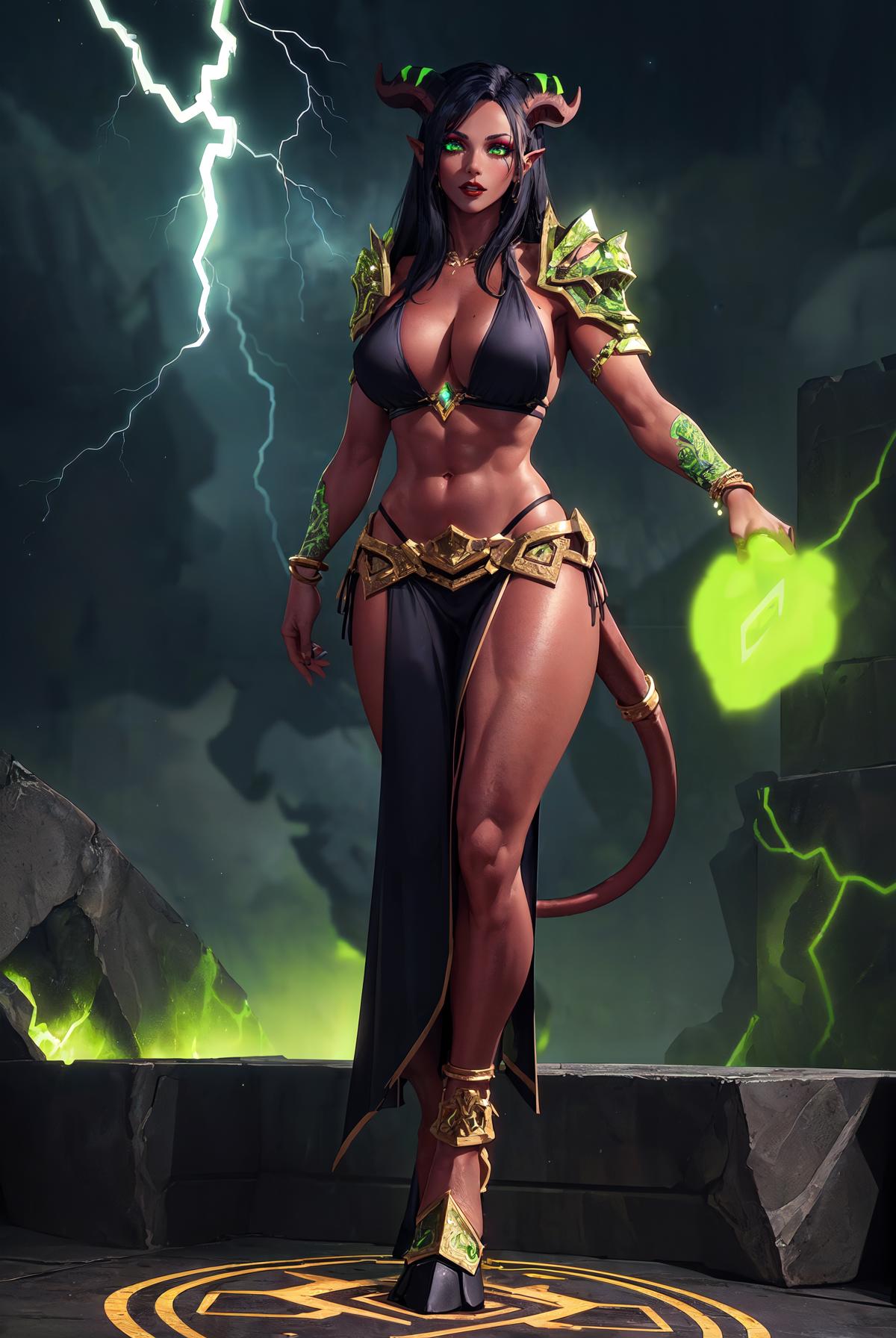 Eredar Female Futa World Of Warcraft NSFW SFW V1 0 Stable