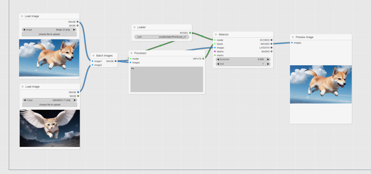 Comfyui Pickscore Workflow Selector V Stable Diffusion