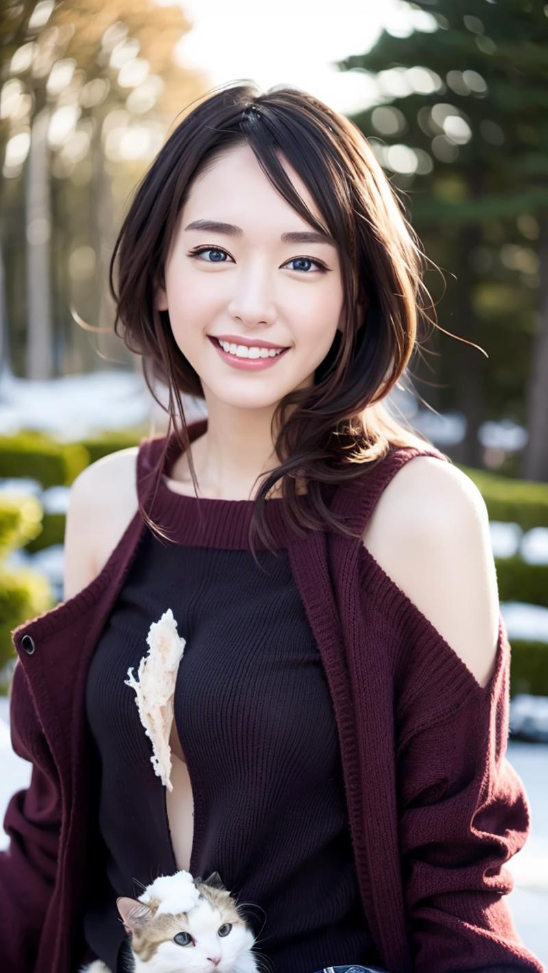 LORA Japanese Actress Yui Aragaki 新垣 結衣 images generated with AI