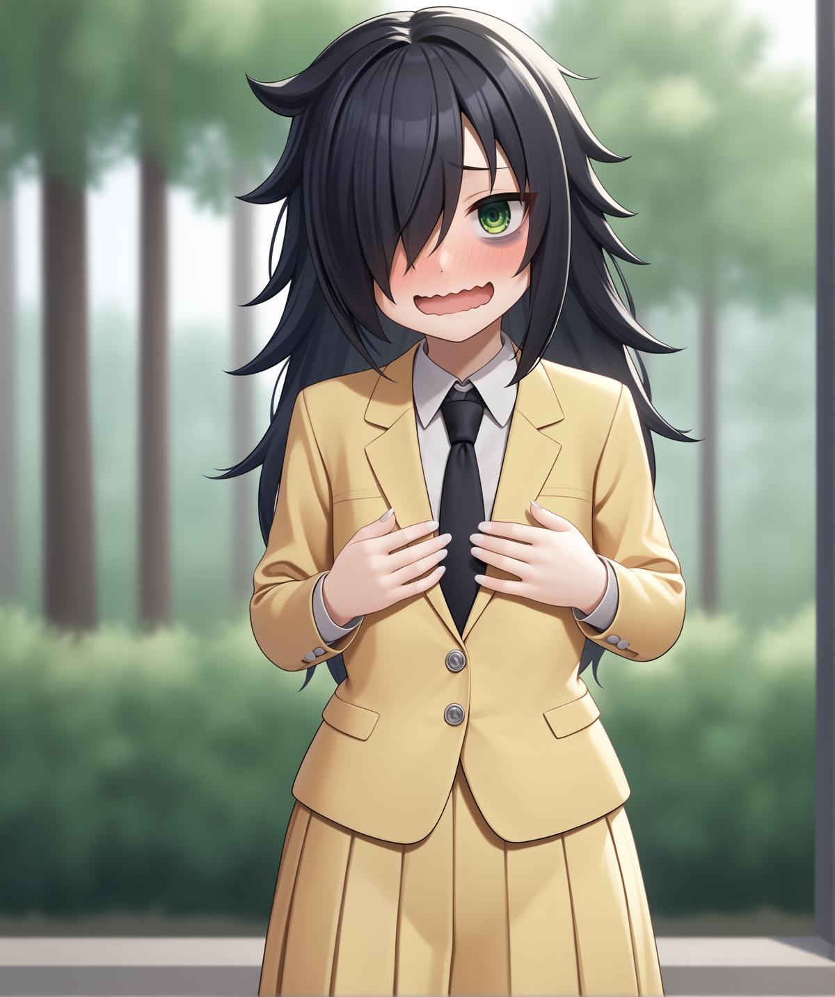 LoRA Pony Tomoko Kuroki WataMote Kuroki Pony Stable Diffusion