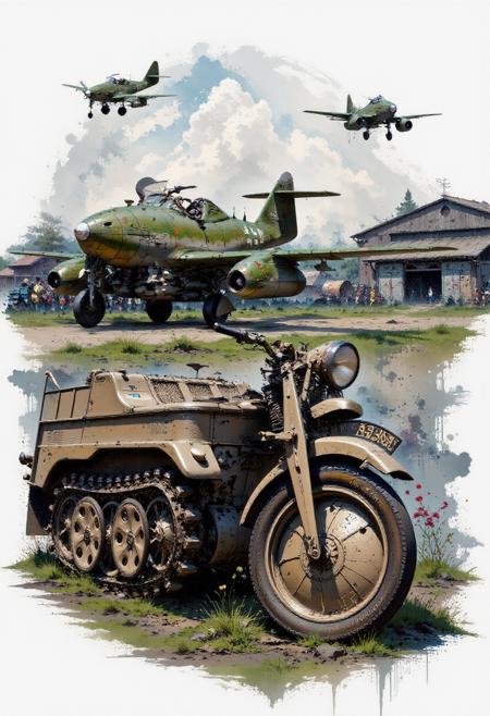 kettenkrad / ケッテンクラート(Flux/Illustrious) Kettenkrad(Flux)