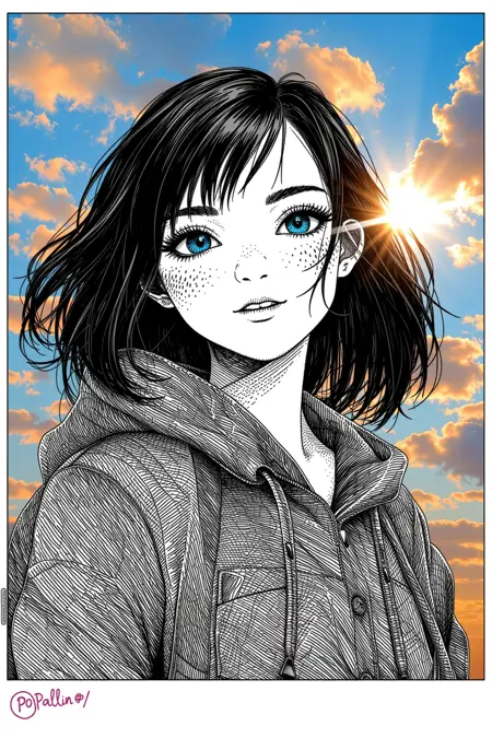 Vintage Ink Sketch Style