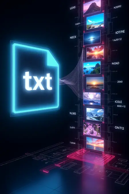 Batch prompt extractor from .png files