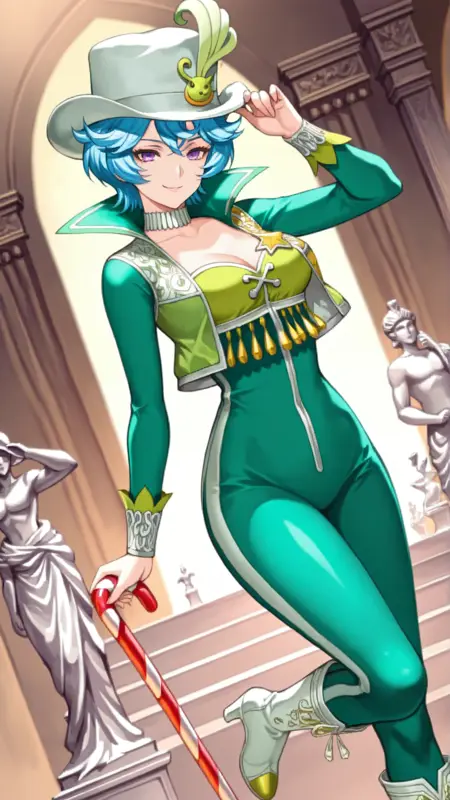 Aslana_Melek/アスラナ・メレク(SaGa Scarlet Grace) Illustrious