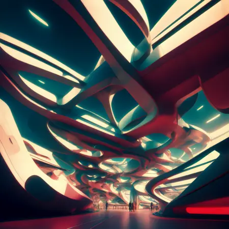 djz Corridor Futurism