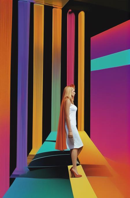 ((Introduce quality iteratively))((unambiguous unequivocal sampling))((total surrealism scene))((Creative Surreal 1975 spaceage object)(Photo Masterpiece 8k wallpaper [Verb | adjective | pronoun]))) doing things never done before)(pure sharpness)(k black point)((art of greatness))(magnificent gradients)((psyop colors complementary saturated hues))((vignette))f(x)
<lora:LCM-LoRA-XL_V1:0.21>
<lora:SDXLHighDetail_v5:0.3>Thriller.