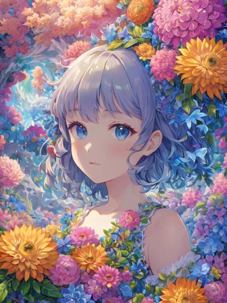 (Best quality), (masterpiece), (an extremely detailed beautiful), 2D, anime, upper body
anime, (masterpiece, top quality, best quality, official art, beautiful and aesthetic:1.2), (1girl), upper body, extreme detailed, (fractal art:1.3), colorful, flowers , highest detailed