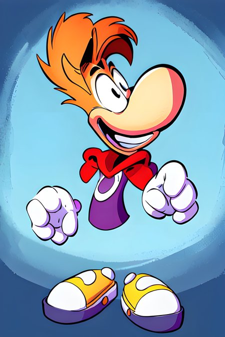 rayman  cartoon  3d  r1style r2style  r3style  rsparkstyle,   helicopter hair
