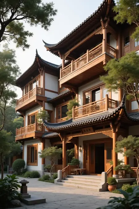 DT_Chinese-Style Architecture Generation_Ancient Building Residential Design