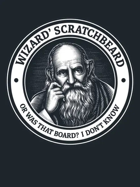 🧙🏼♂️ Wizard's Scratchboard Illustration