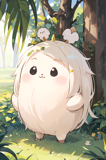 masterpiece, best quality, cute, kawaii, coconut, no humans,