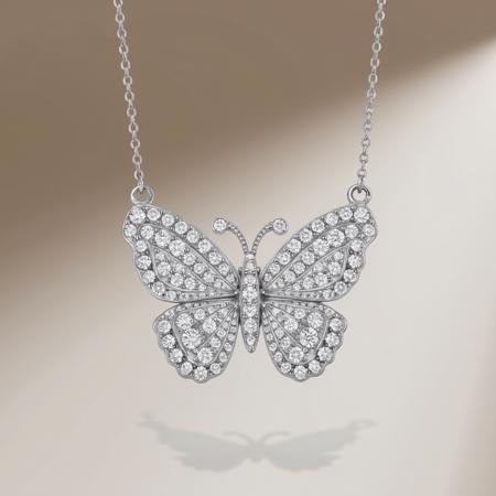 Love Yourself Jewelry | Dazzling Diamond Necklace Flux1.d Lora v1.0