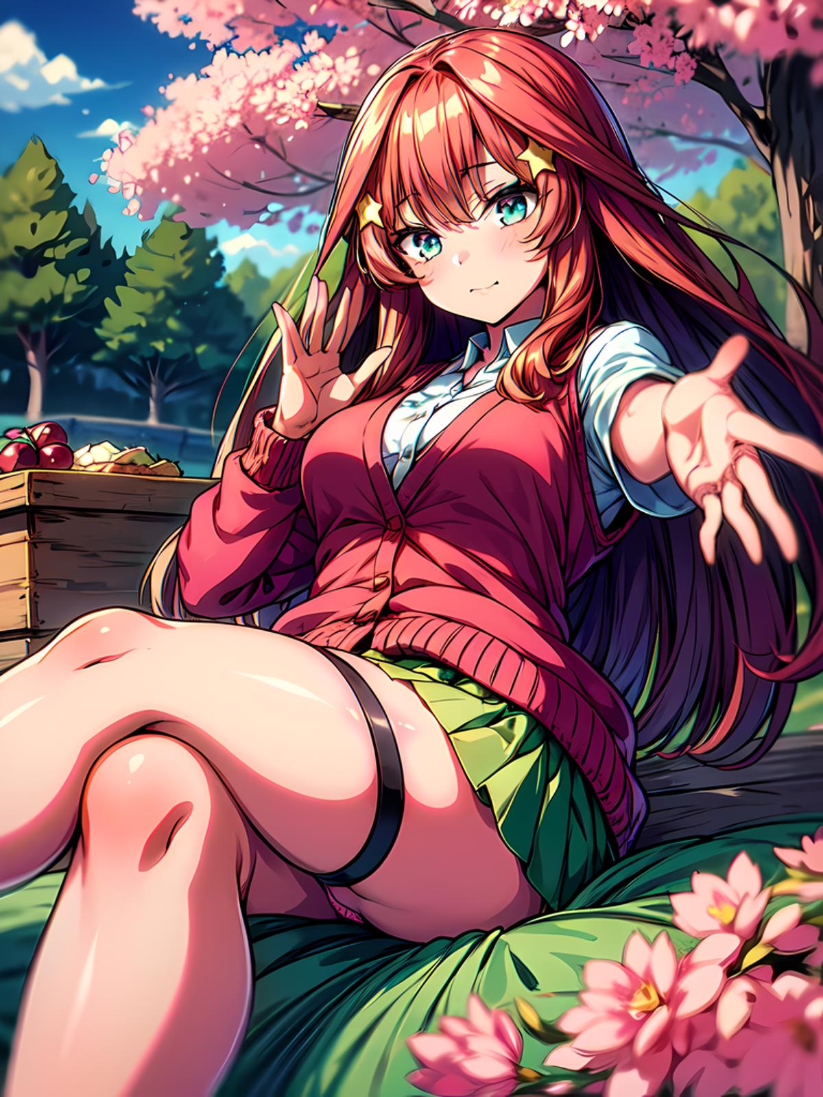 AI Art LoRA Model: Itsuki Nakano (Quintessential Quintuplets / ova style)