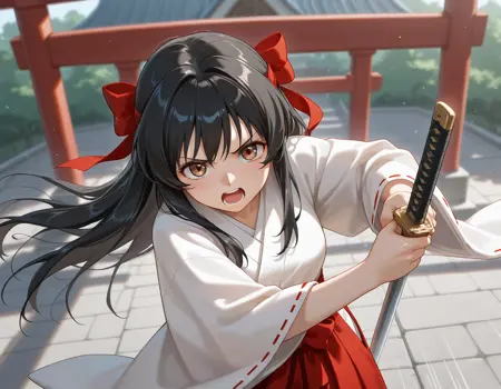 飛鳥ちとせ / 山本小夜子 (戦巫女 -Vestal virgin-) / Asuka Chitose / Yamamoto Sayoko (Ikusa Miko: Vestal Virgin)