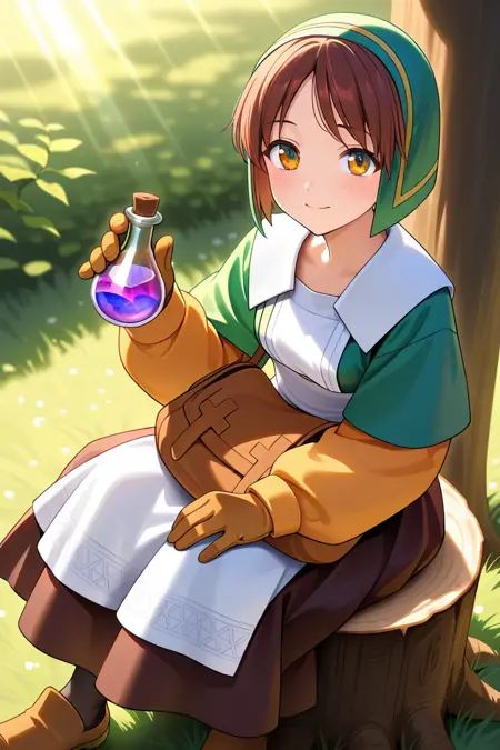 Final Fantasy Chemist(アイテム士)Costume illuistrios