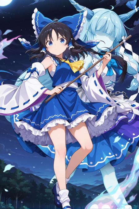 [1st-ANNIV BONUS] Bluemu Hakurei (Touhou Project) Illustrious V1