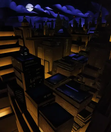 Batman TAS Gotham City