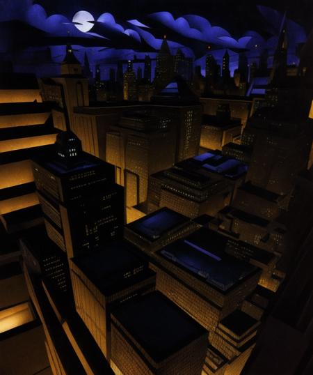 Batman TAS Gotham City tas-art-style-v1.0