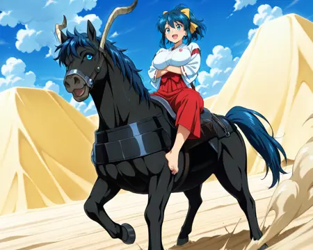 Civitai 戦国BASARA UMA-馬イク(バイク)/ Sengoku BASARA UMA (Horse-Bike)