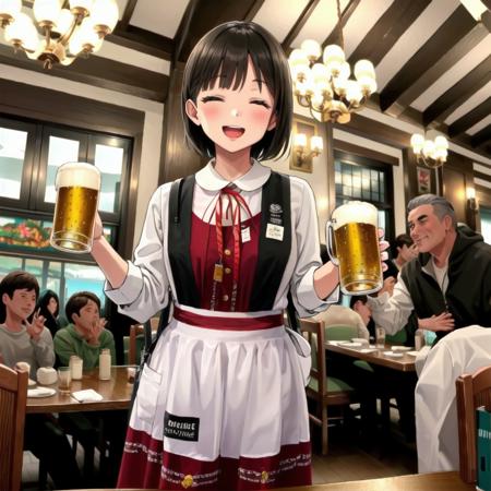 大阪梅田の老舗ビアホール A long-established beer hall in Osaka, Umeda Newmunchen SD15 SD15_V2