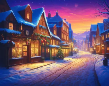 Christmas Town (Architecture) (SDXL) (AD)