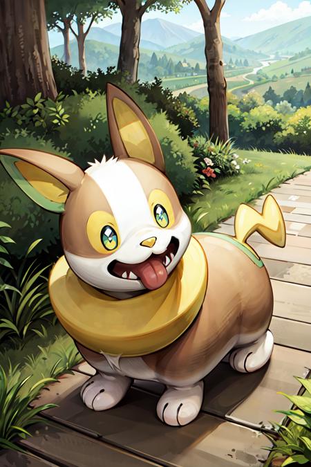 masterpiece,best_quality
yamper, pokemon (creature),
<lora:Yamper_v1:0.7>,YAMPER,
forest,mountain, lake,