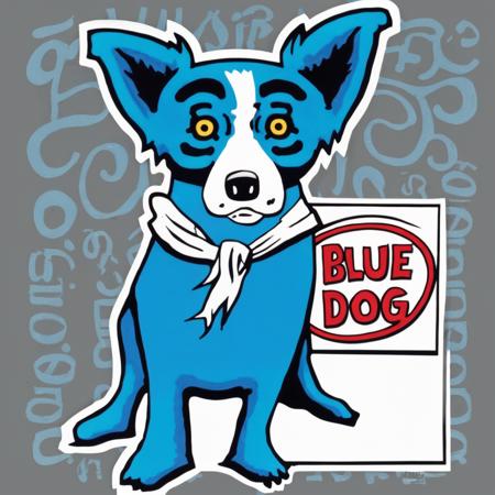 bledg blue dog