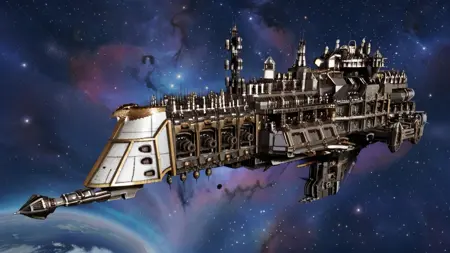 Lunar-class cruiser from Warhammer 40k