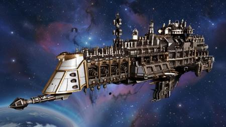 Lunar-class cruiser from Warhammer 40k Lunar-class Cruiser Pony