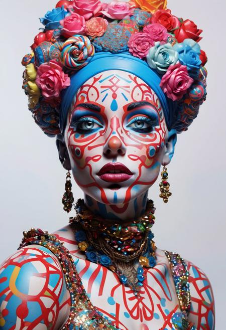 photography in the style of detailed hyperrealism ,(Tomokazu Matsuyama:0.1),(Ellen Jewett:0.3), Jon Burgerman, Al Williamson,richard avedon,etam cru,fantasy,creature, hyper detailed,poster,artstation,poster<lora:xl_more_art-full_v1:0.3>, Persian girl