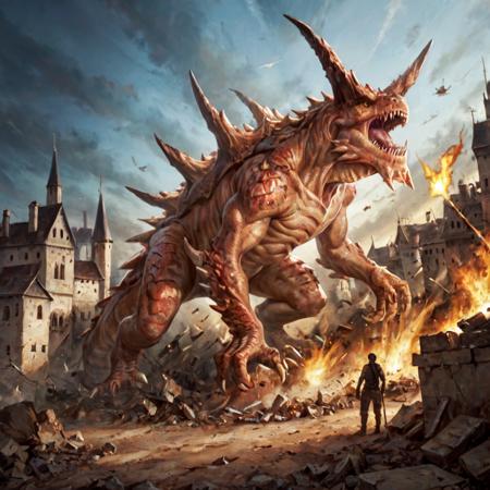 Tarrasque lora [PonyXL][Bounty] v1.0