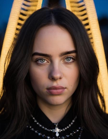 cinematic photo professional close-up portrait photography of the face of a beautiful (((ohwx woman))) at aquaduct during Early morning, Nikon Z9   <lora:billie_dh128_lora_v2:1> . 35mm photograph, film, bokeh, professional, 4k, highly detailed