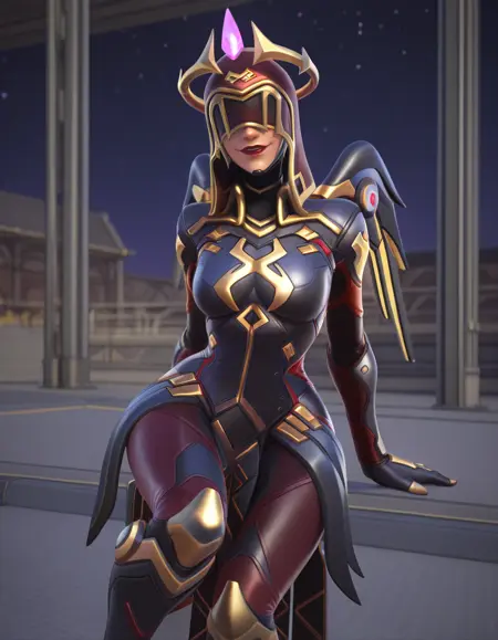 Infinite seer Mercy skin (Pony & Illus)