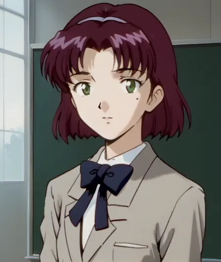 Teen/Young Ritsuko Akagi (Neon Genesis Evangelion)