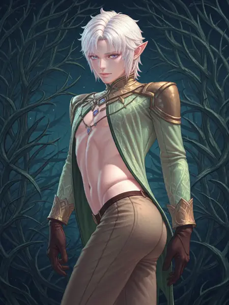 [Bluehole Studio (TERA Online The Exiled Realm of Arborea)] High Elf  Male Characters Illustrious