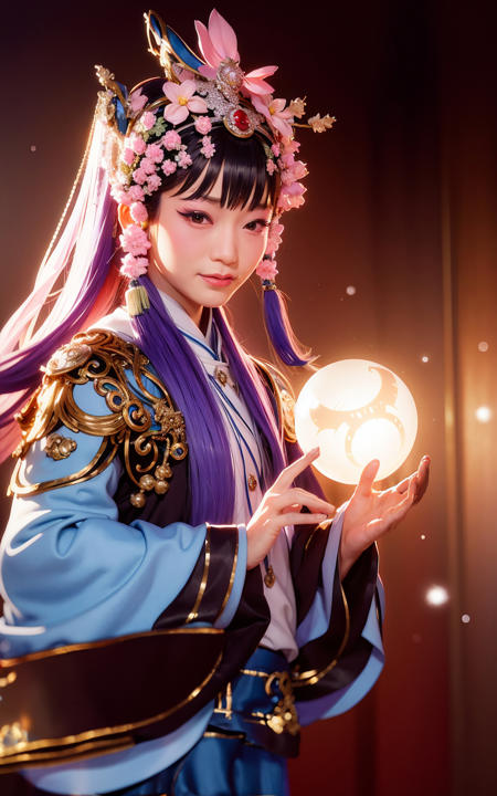 [NObase:999],masterpiece,photorealistic,realistic,solo,photorealistic,best quality,ultra high res,1girl,beautiful,chinese superstar,best quality,ultra high res,photorealistic,ultra detailed,bjofemale, fairy tale, Nutty Mongolian (Emiko:1.3) , >*, Enchanter, Dynamic pose, Psychadelic Pink hair, One-Eyed, Harness, Fantasy Makeup, Spring, Bokeh, Cozy, hyper detailed, Art Photography, side lit, film grain, film camera, Low shutter, Kodak Ektar,  <lora:000_AiMeishi_bjomale_bjofemale:0.8>