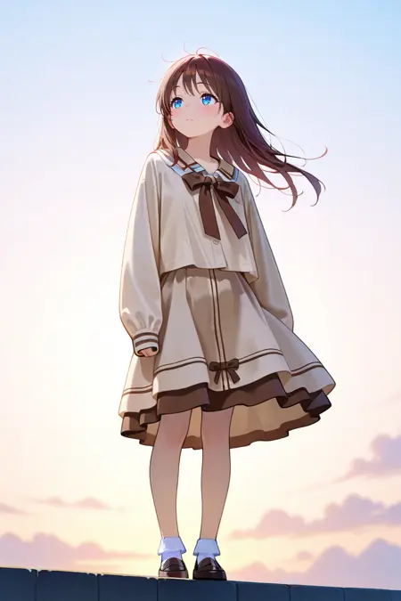 mocha_sailor – Casual Outfit with Sailor Collar (Clothing LoRA)illustrious