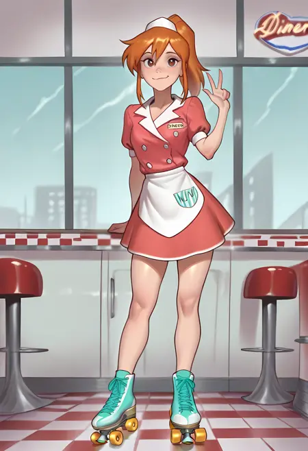 Diner Waitress