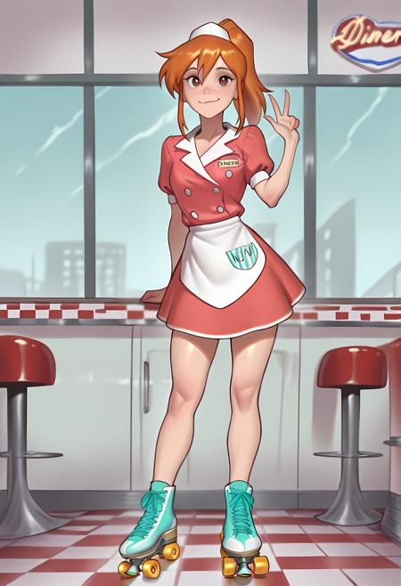 Diner Waitress V1