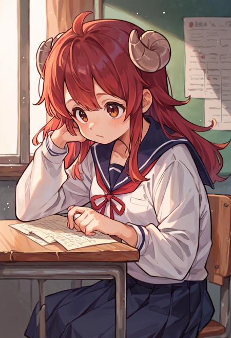 shamiko curled horns