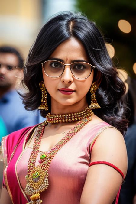 (8k),best quality, (photorealistic,realistic:1.2), 1women rakul <lora:rakul_model-000055:0.85> , solo, detailed face, standing,black hair,(hair ornament:1.35), (looking at viewer:1.5),short hair, black eyes, bangs, lips, glasses