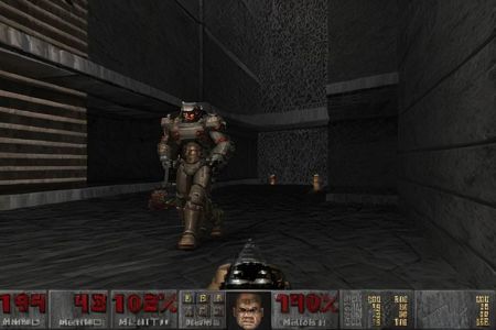 screenshot of Doom video game