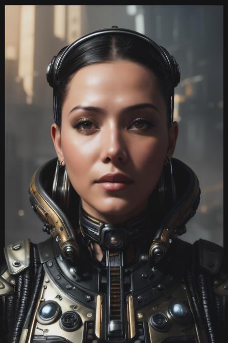up close photo of bph as a steampunk cybernetic mechanic, 3d model, very coherent symmetrical artwork, unreal engine realistic render, 8k, micro detail, intricate, elegant, highly detailed, centered, digital painting, artstation, smooth, sharp focus, illustration, artgerm, Caio Fantini, wlop,<lyco:BellaPoarch-RealVision-V1.0:1.0>