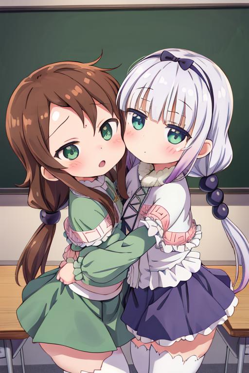 Kanna and Saikawa (Maid Dragon) Character LoRA image by Yumakono