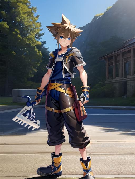 UnOfficial Sora (ソラ) KHII Default Outfit - Kingdom Hearts (キングダムハーツ) image by MerrowDreamer