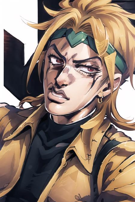 Portrait of Dio Brando from Jojo's Bizarre Adventure, Stable Diffusion