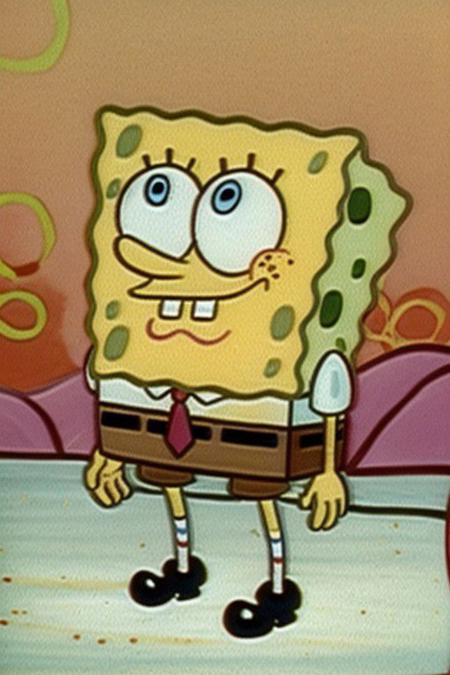 spongebob, season 1, cel animation