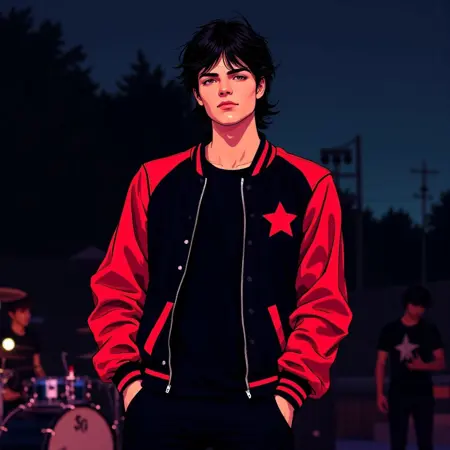 Red Punk & Goth Fashion Flux