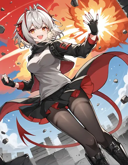 [Request] W [3 Outfit] (Arknights) / SDXL Pony Diffusion