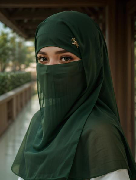 hijab, mask veil